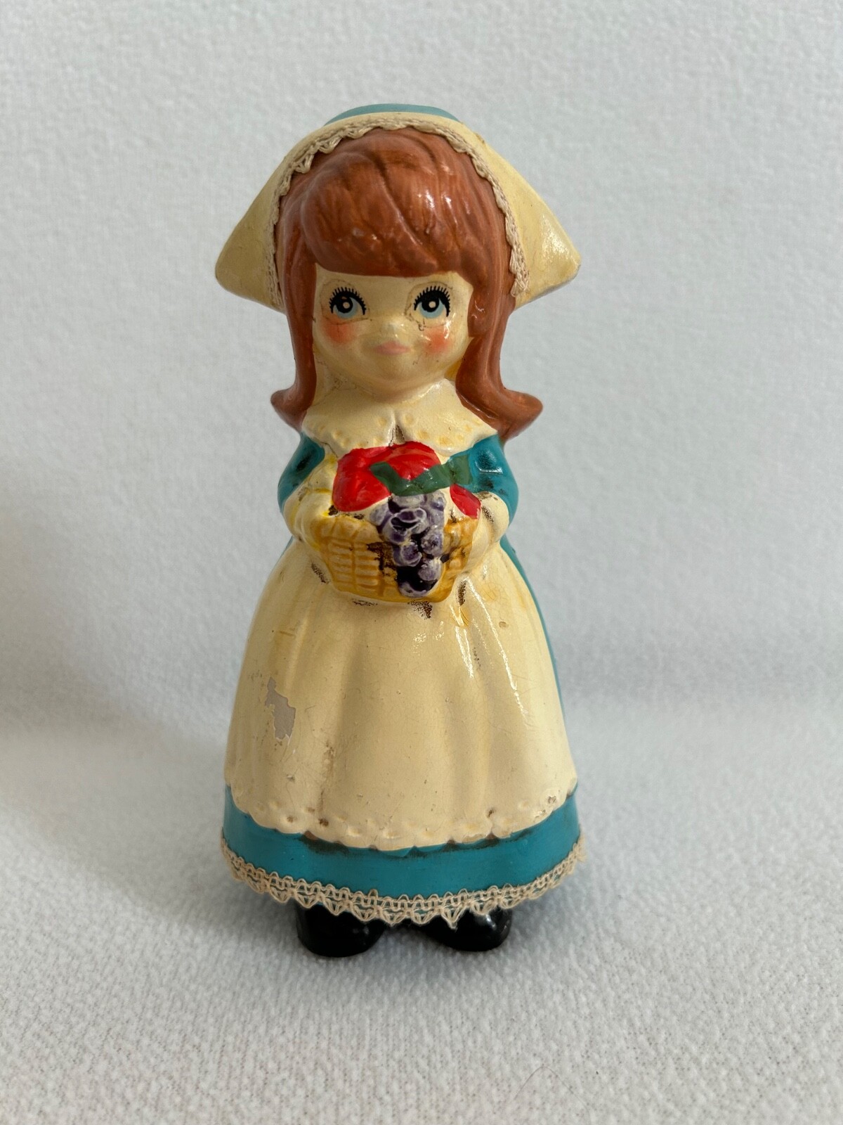 Vintage Napcoware Dutch Girl Figurine Dress Apron Bonnet
