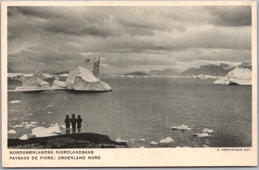 Vintage 1910 GREENLAND / Danish Postcard 