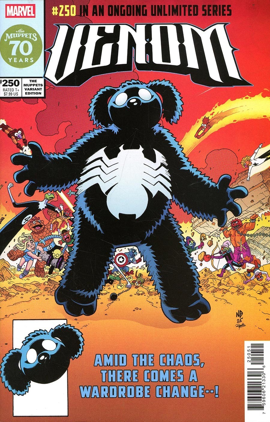 Venom #250 Nick Bradshaw Muppets Variant (Marvel, 2025) - Secret Wars