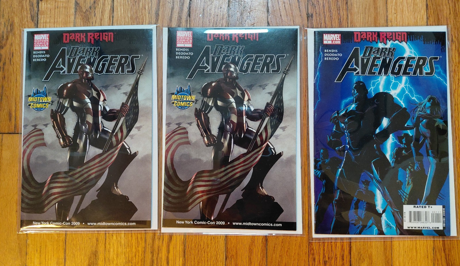 2 Dark Reign Avengers #1 (2009) Adi Granov + Dark Avengers #1 All NM (Read)