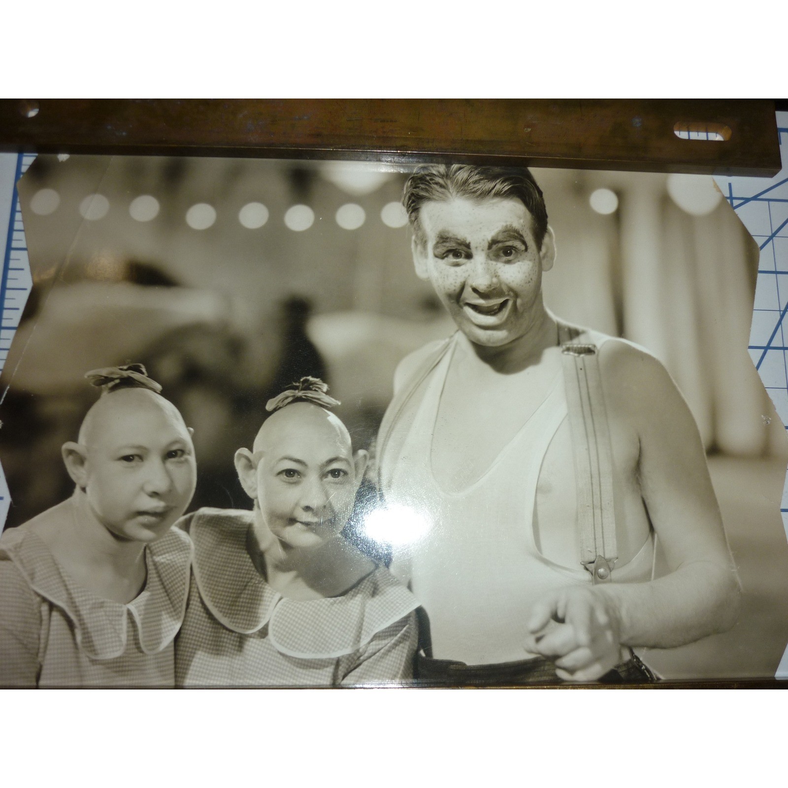 Vintage Circus Sideshow Photo Schlitzie Pinheads Freaks Movie Interest 7x9.25
