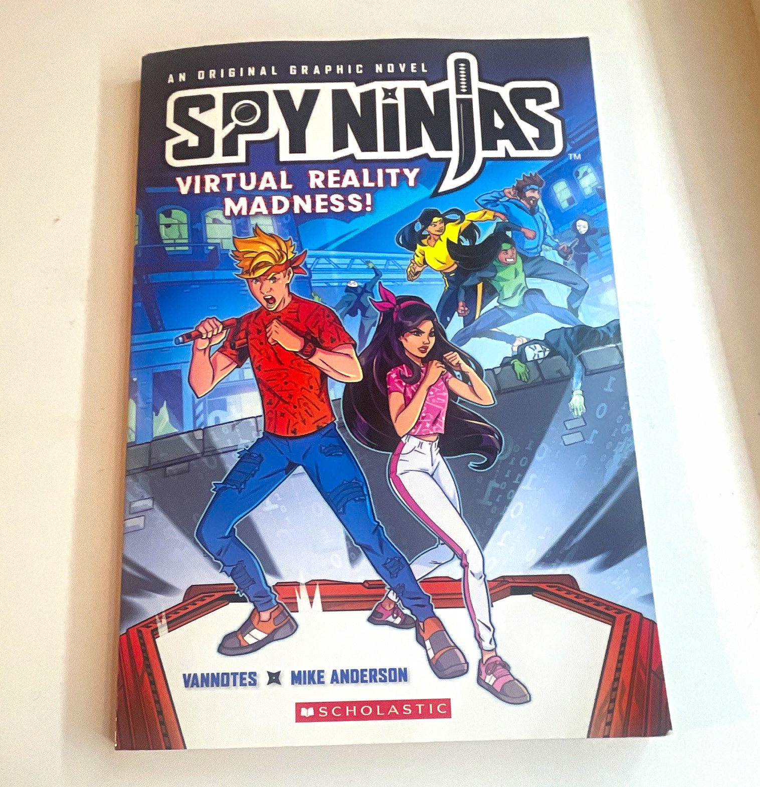 Scholastic Spy Ninjas: Virtual Reality Madness Softcover 1st Print 2022