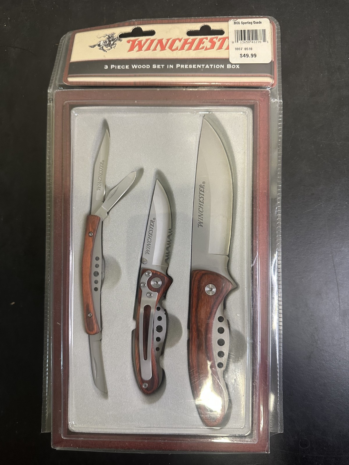 Winchester 3 Piece Wood Set in Presentation Box NEW 