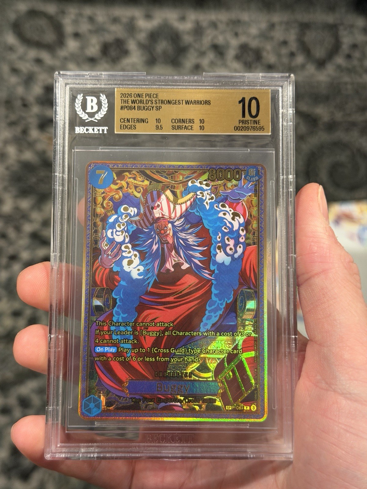 BGS 10 One Piece Buggy P-084 SP The World\'s Strongest Warriors English Alt Art