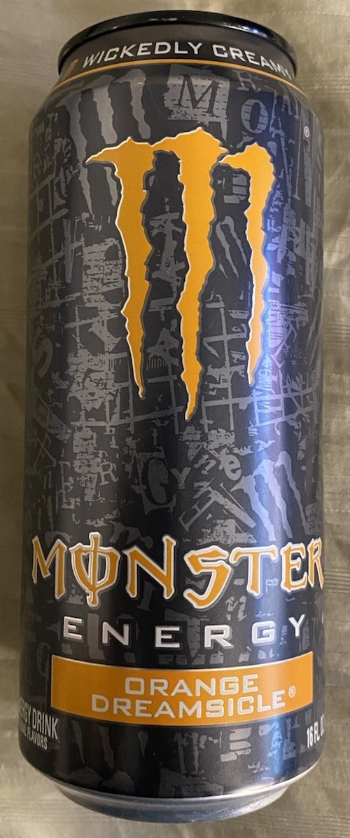 NEW FLAVOR MONSTER ENERGY WICKEDLY CREAM ORANGE DREAMSICLE FLAVOR DRINK 1 FULL