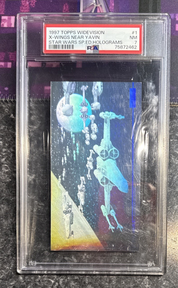 Topps 1997 Star Wars Trilogy Special Edition - Hologram X-wings PSA 7 *POP 1*