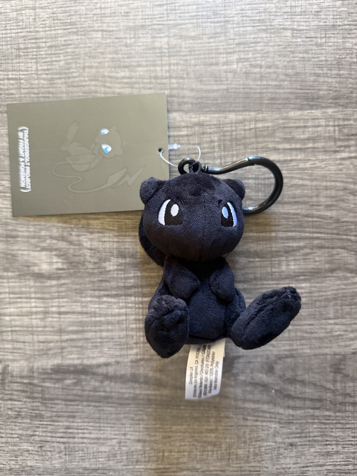 Pokemon Mew x FRGMT Black Plush Keychain ComplexCon 2026 * SHIPS IN 24HRS*