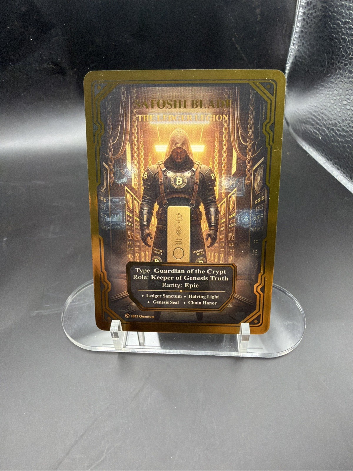 2025 Quantum TCG Epic Satoshi Blade Gold Border