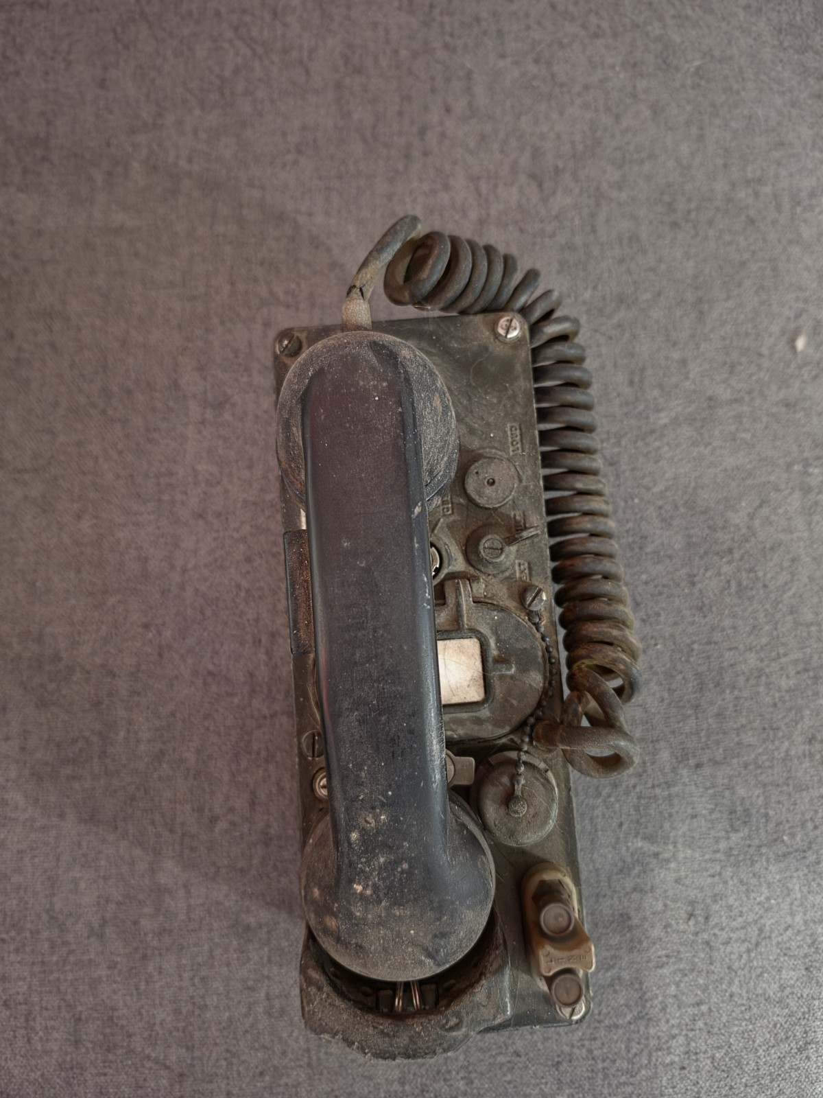 US Army Field Telephone Set TA-312/PT Vintage Military Radio Phone