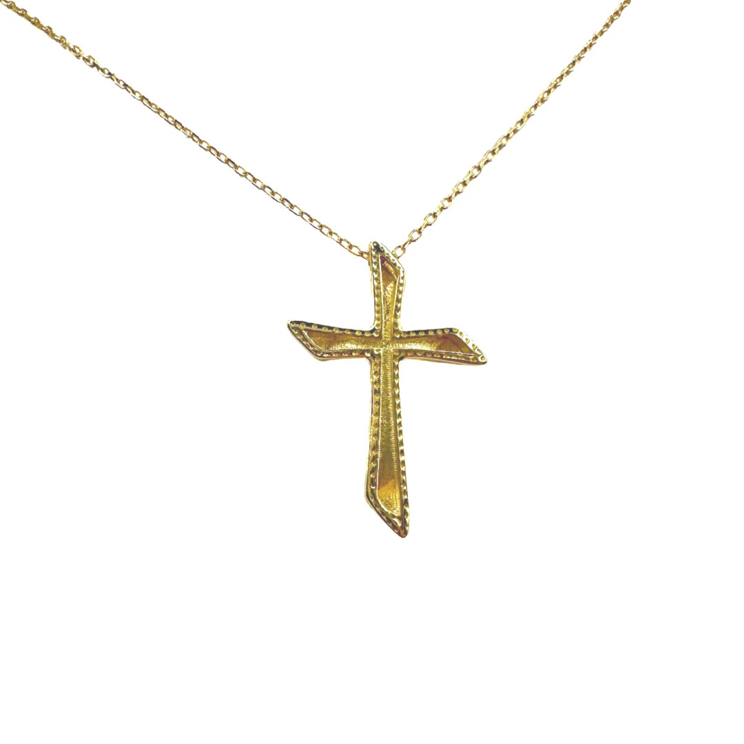 Gold Cross Necklace