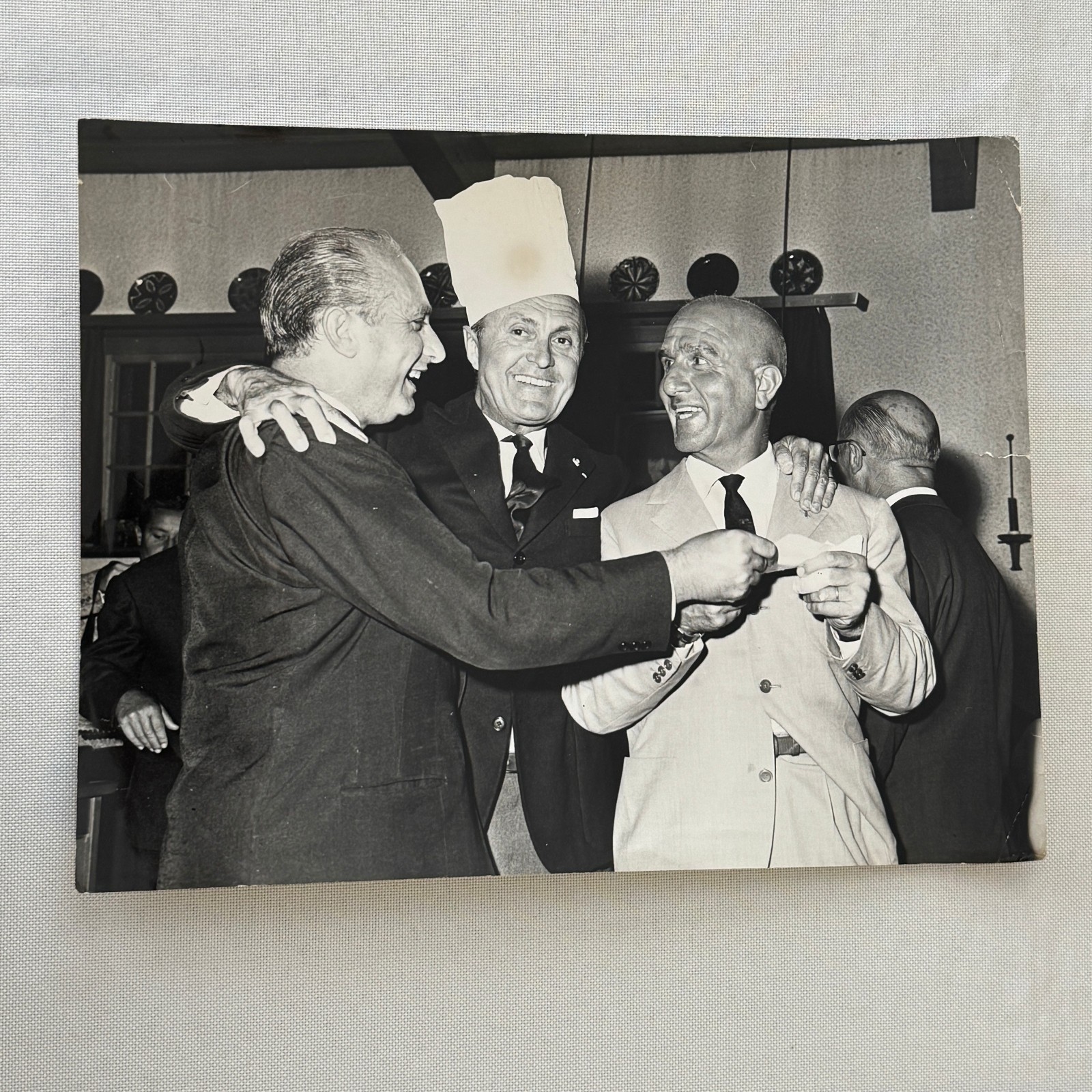 Juan Manuel Fangio Louis Chiron Nino Farina Press Photo Photograph 1962 Racing