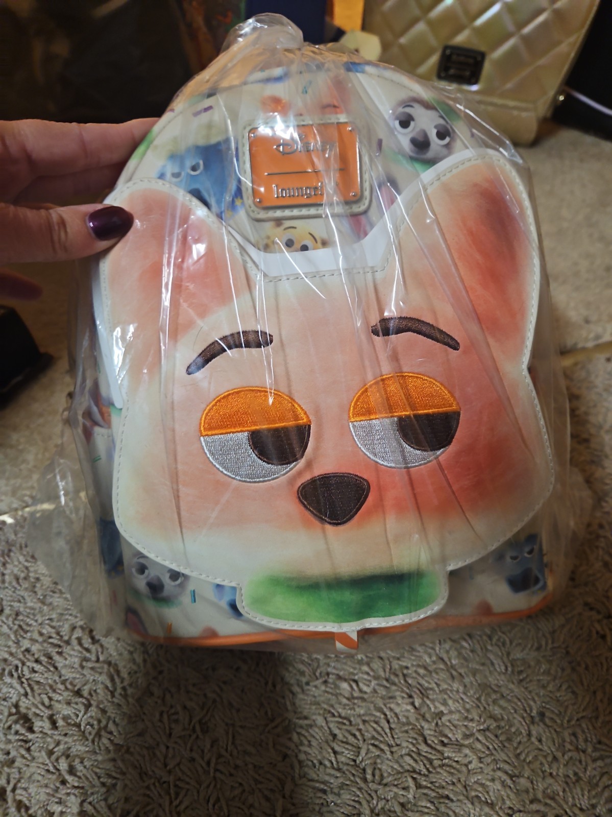 Loungefly Disney Zootopia 2 - Nick Wilde Cotton Candy Cosplay Mini Backpack