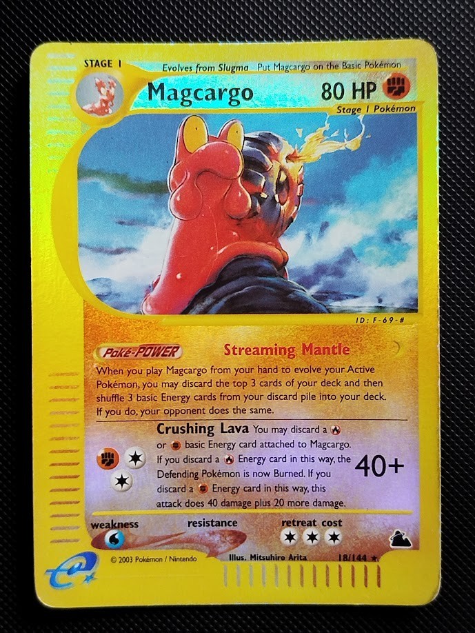 (MP) Magcargo 18/144 2003 Skyridge Reverse Holo Pokemon Card