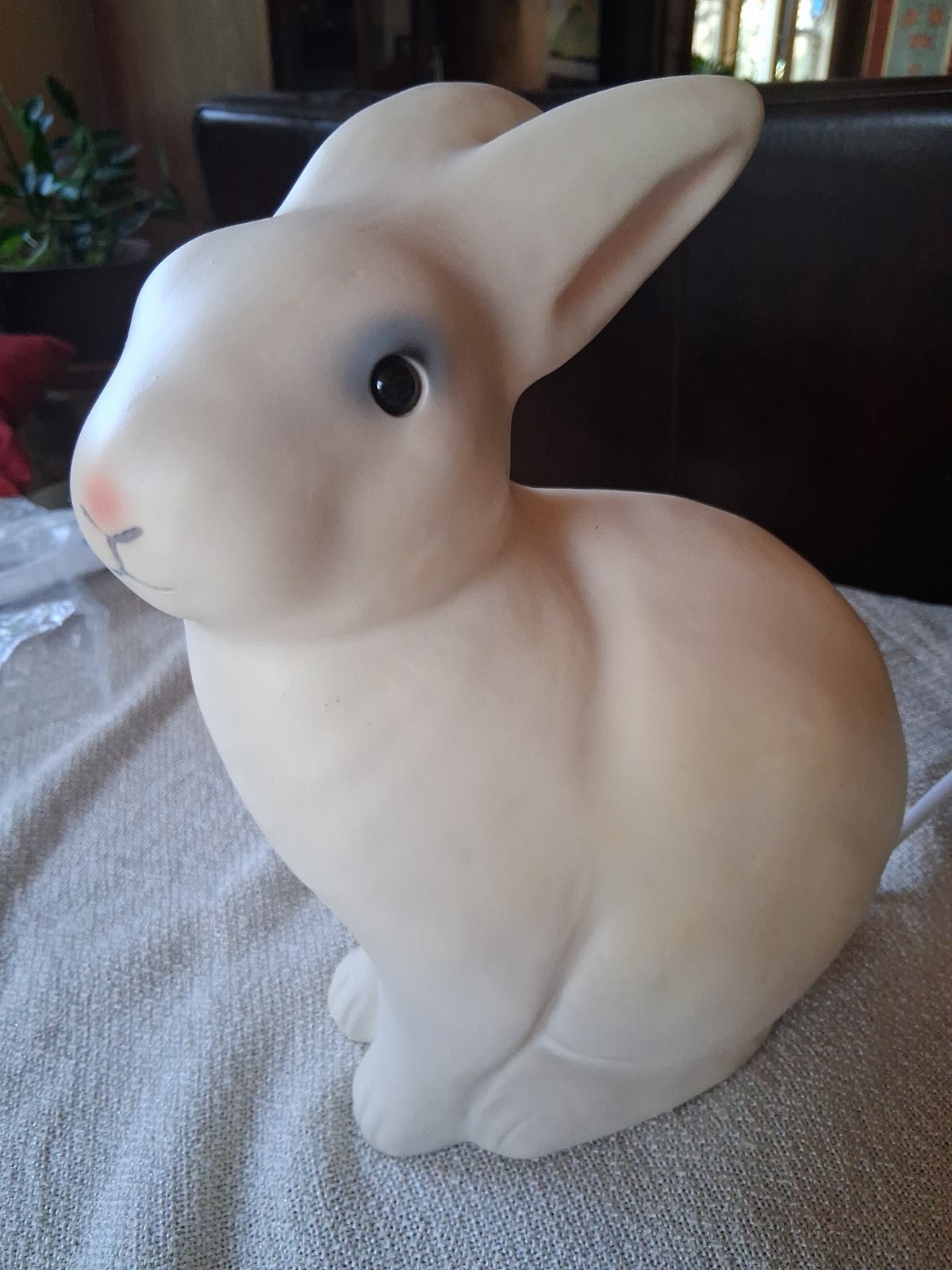 Rare Vintage HEICO Egmont White Plastic RABBIT Bunny Night Light/Lamp