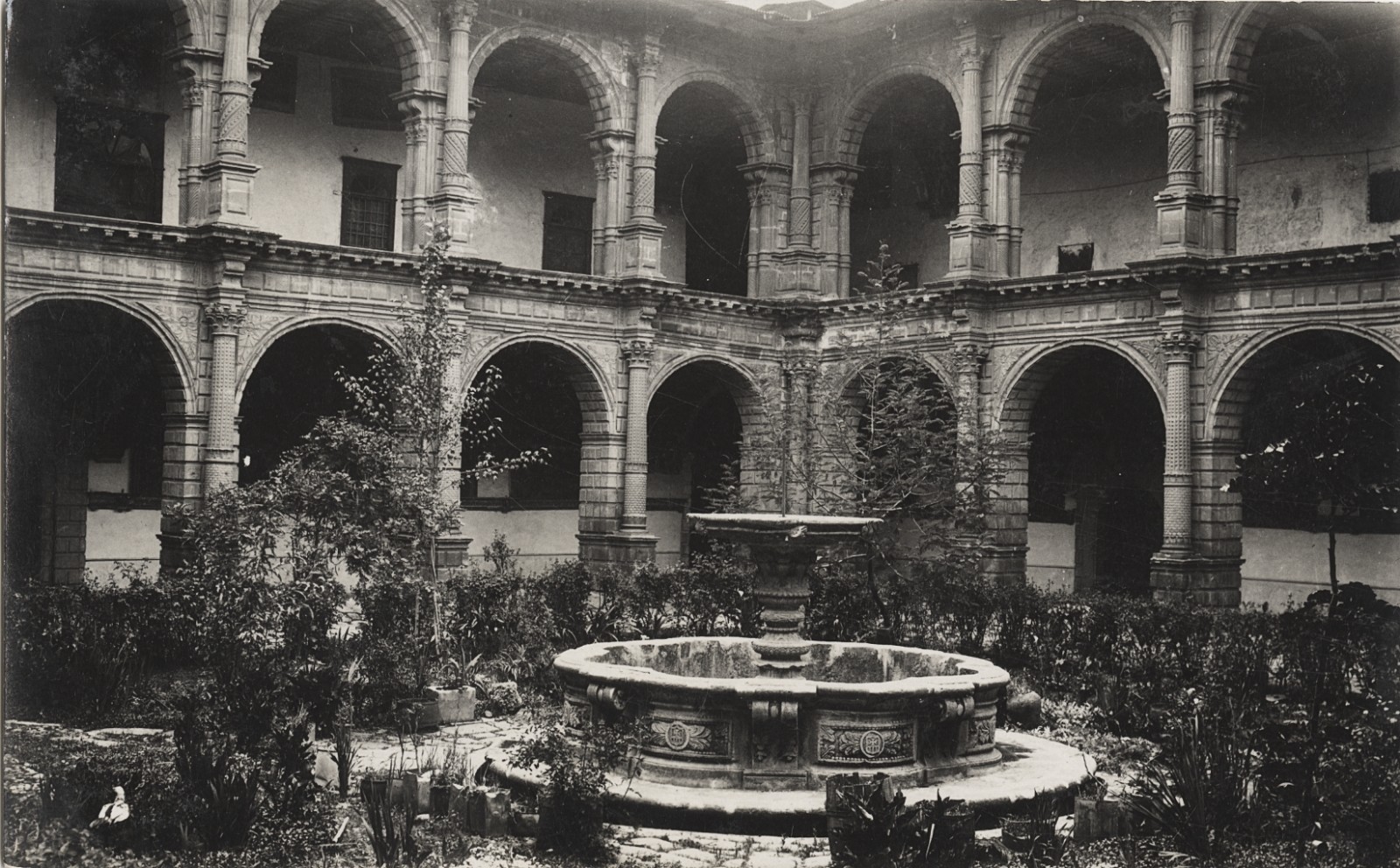 c. 1940's Basilica of La Merced, Cusco, Peru RPPC by Martin Chambi Jiménez