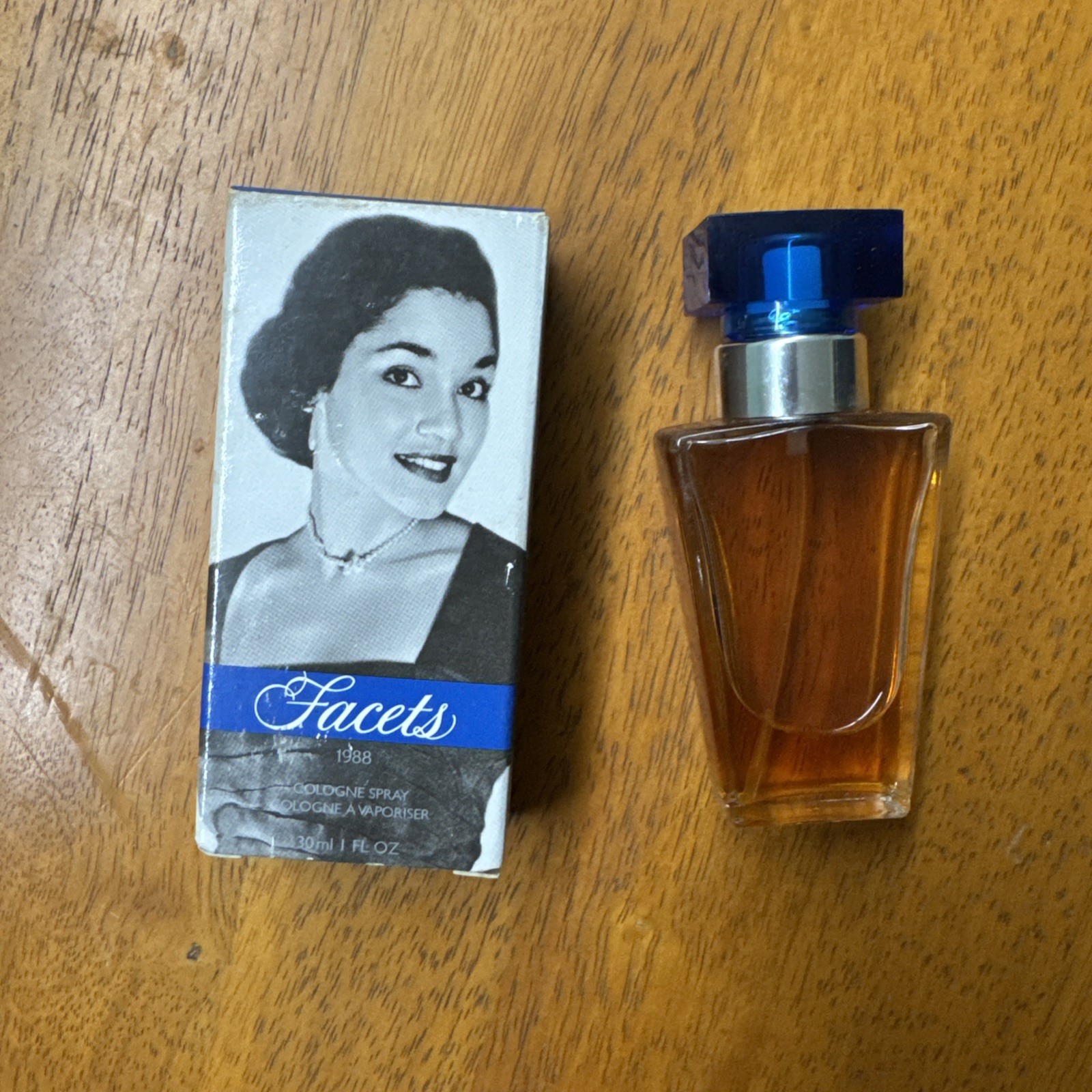 Avon 2001 FACETS Cologne Floral Spray 1 Oz Vintage NOS