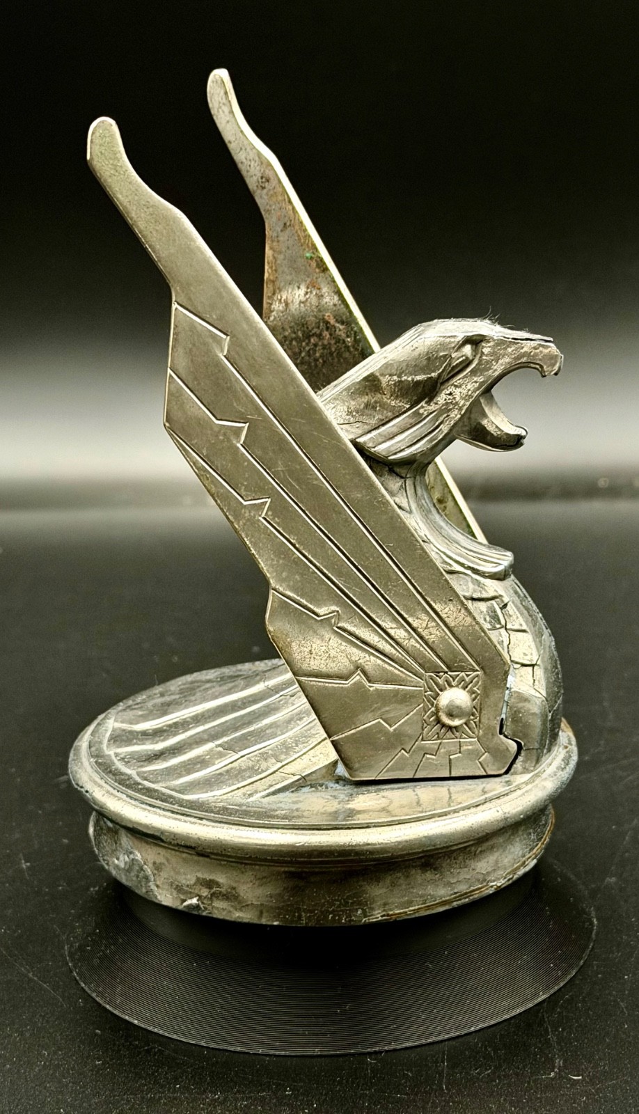 1928 Chevrolet Gryphon Griffin Radiator Cap Hood Ornament Original
