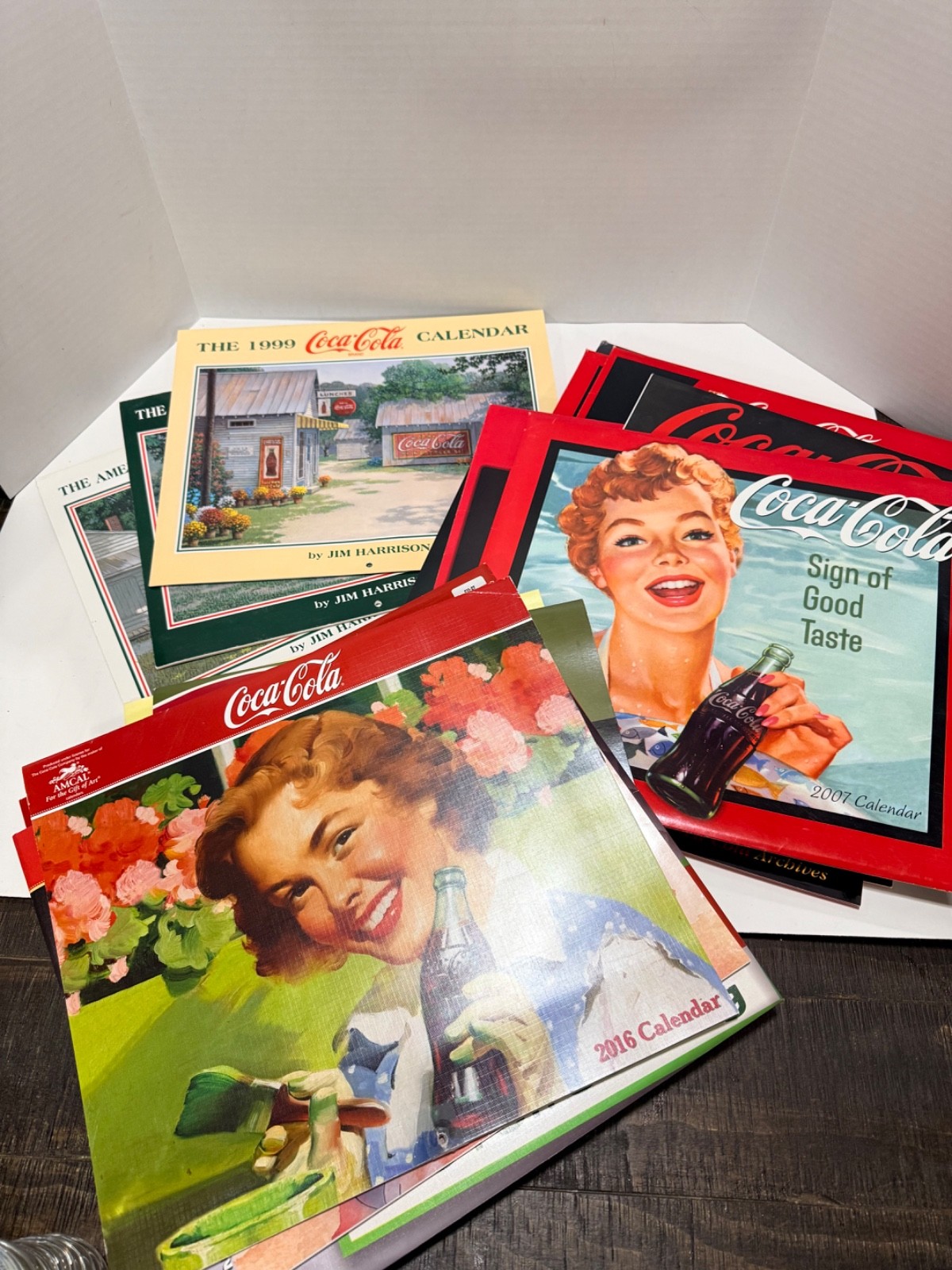 Coca-Cola Calendar Collection 1997-2016 Jim Harrison Amcal Mead 20 Years Coca-Cola Calendar Collection 1997-2016 Jim Harrison Amcal Mead 20 Years