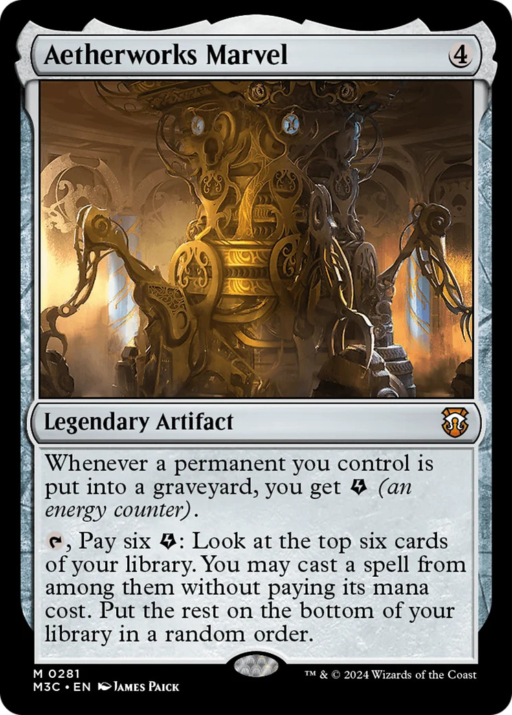 Aetherworks Marvel [Modern Horizons 3 Commander] Magic MTG