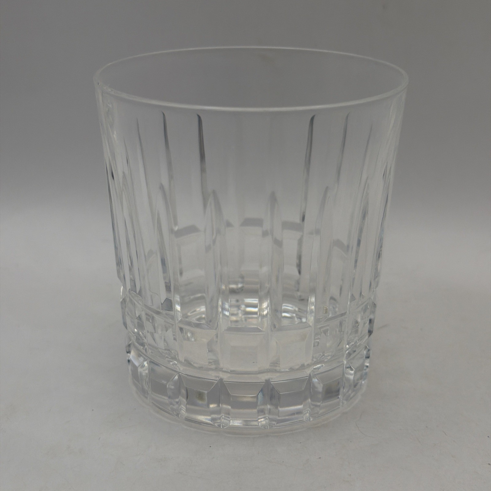 Cristal De Paris Whiskey On The Rocks Glass Clear Hand Cut 8 oz