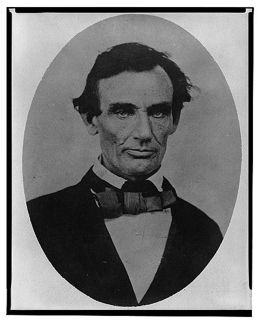 Abraham Lincoln Pittsfield Illinois 1858 Portrait before Lincoln-Douglas Debate