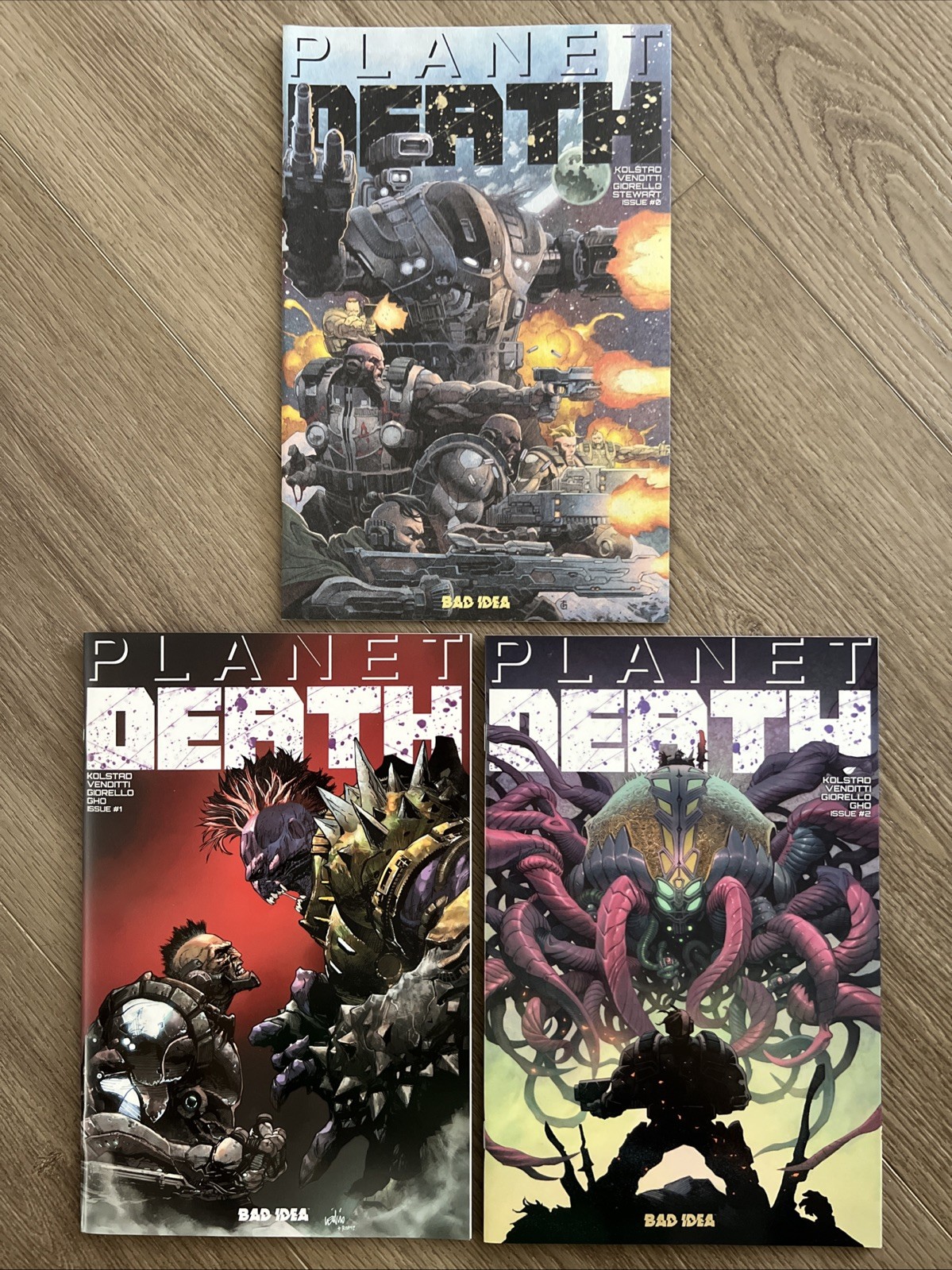 Lot 0-2 Planet Death Bad Idea Comics 2025