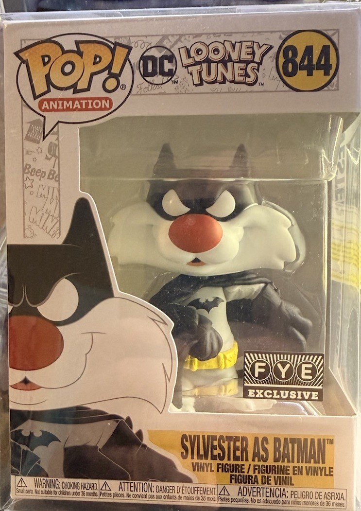 Funko Pop Sylvester as Batman 844 FYE Exclusive Mint in Box w/ Protector