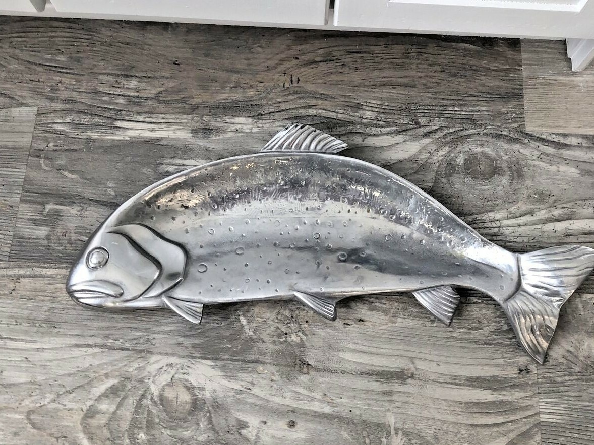 Rare RWP The Wilton Co Armtale Fish Platter Serveware 23” X 9” Excellent