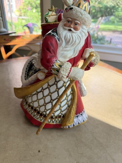 Bradford Exchange “Precious Treasure Heirloom Santa Claus” 2009 Christmas Decor