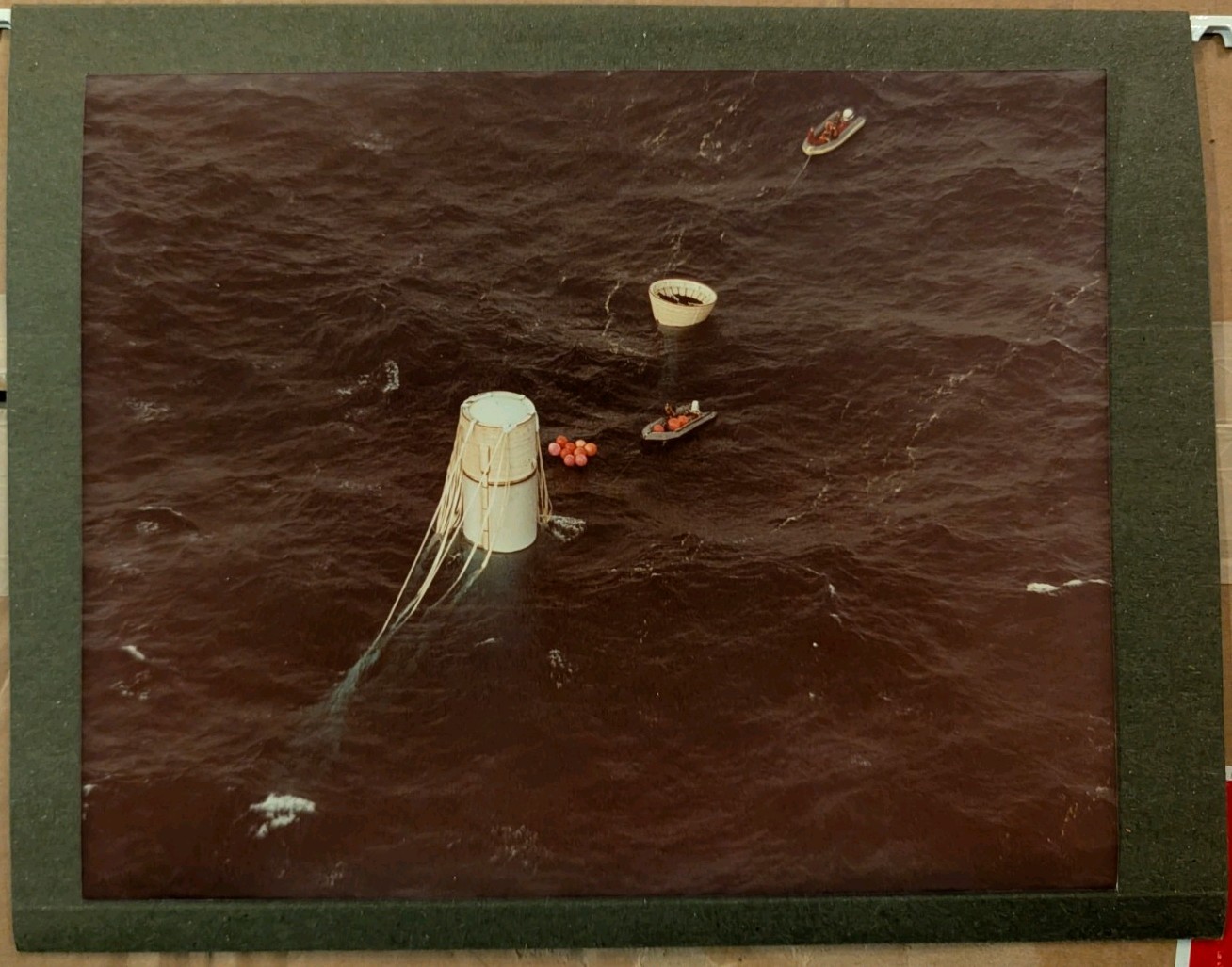 1984 US Navy NASA Shuttle Challenger SRB Recovery Photo STS-41-B 10x8 Point Mugu
