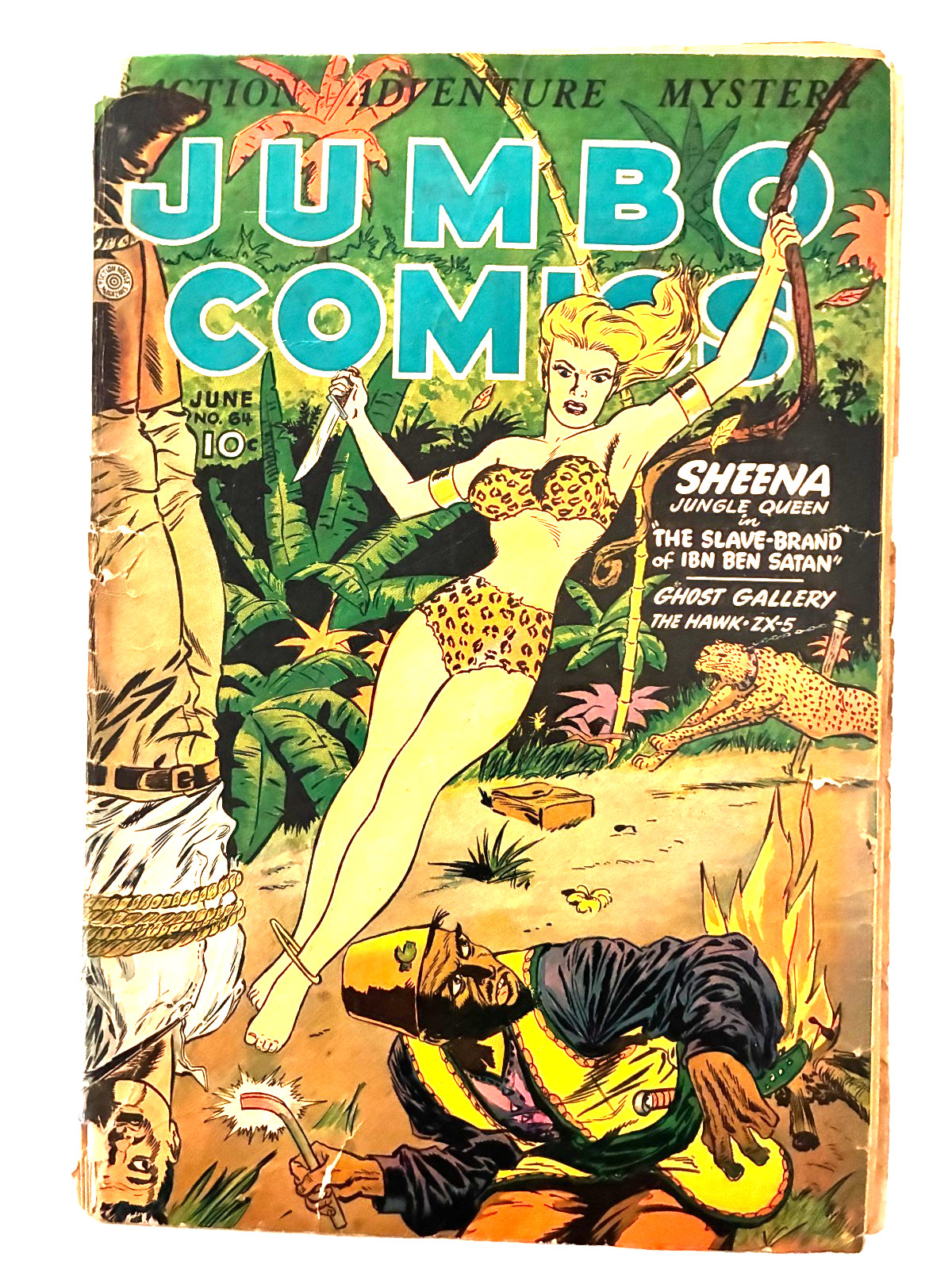 Golden Age - RARE Fiction House Jumbo Comics #64 - 1944