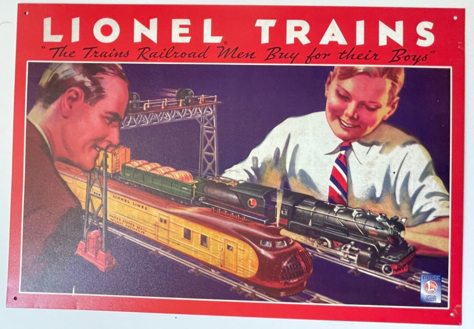 Lionel Trains Metal Sign 