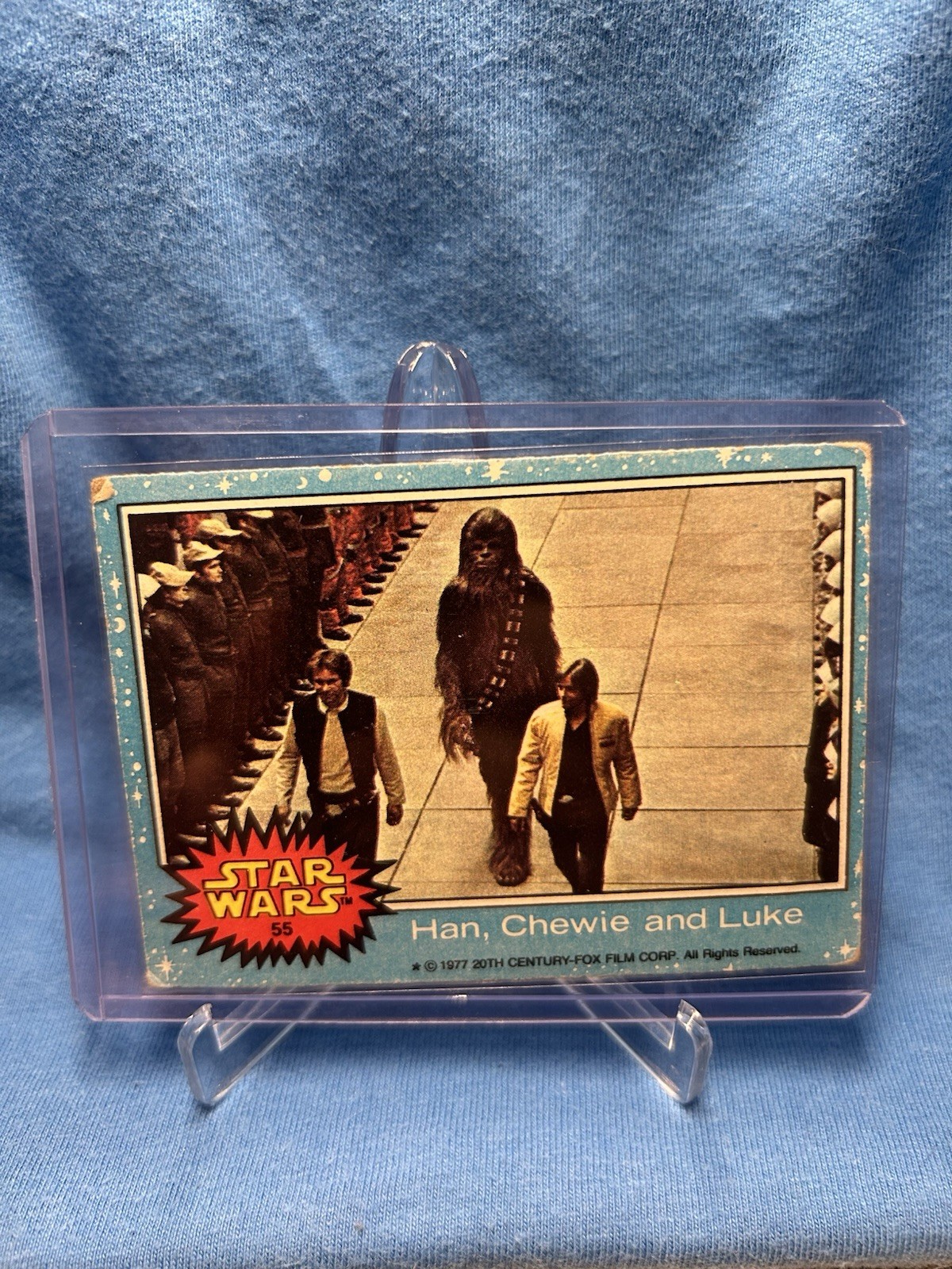 Han, Chewie and Luke - 1977 Topps Star Wars #55