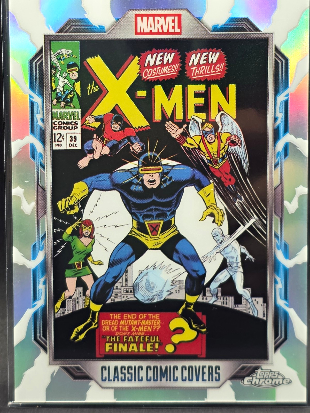 Topps Marvel Topps Chrome Classic Comic Covers Insert Card #CC-04 X-Men #39