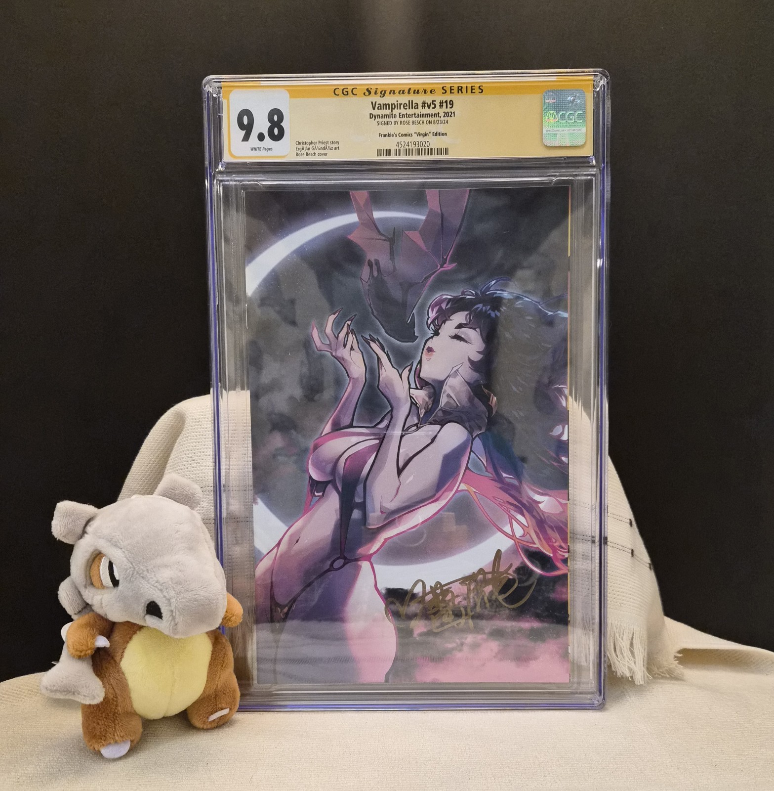 Vampirella #v5 #19 (2021) 🔥 CGC SS 9.8 🔥 Frankie's Comics 🔥 Sign Rose Besch