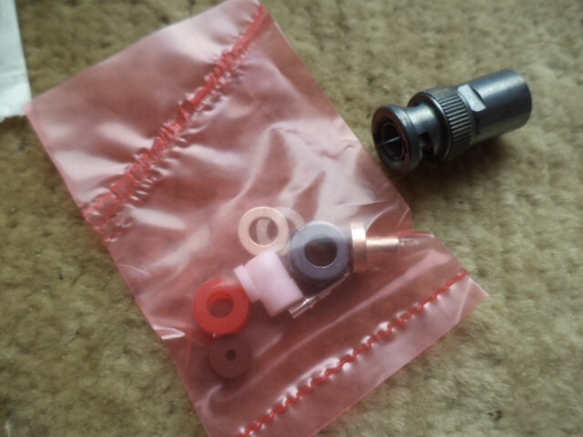 CLANSMAN RADIO STRAIGHT CONNECTORS X 2 UNITS AMPHENOL MADE, 5935-99-627-4413.