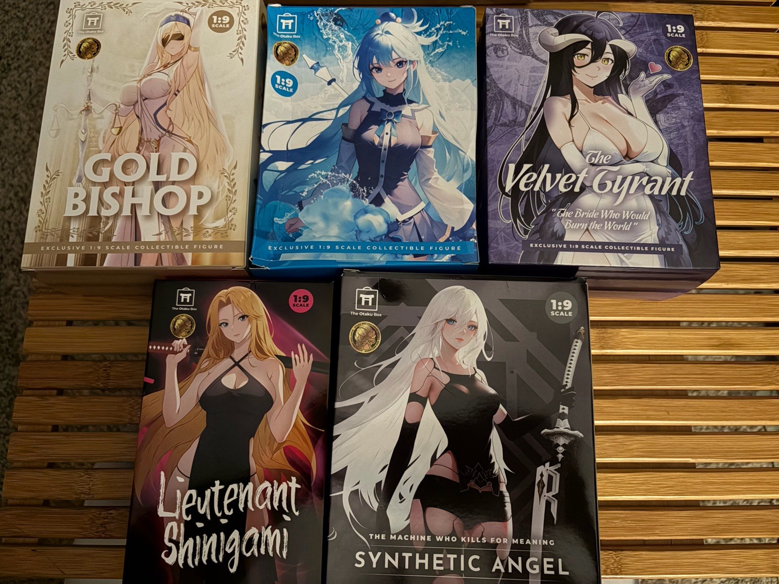 The Otaku Box Anime Figure Lot of 5
