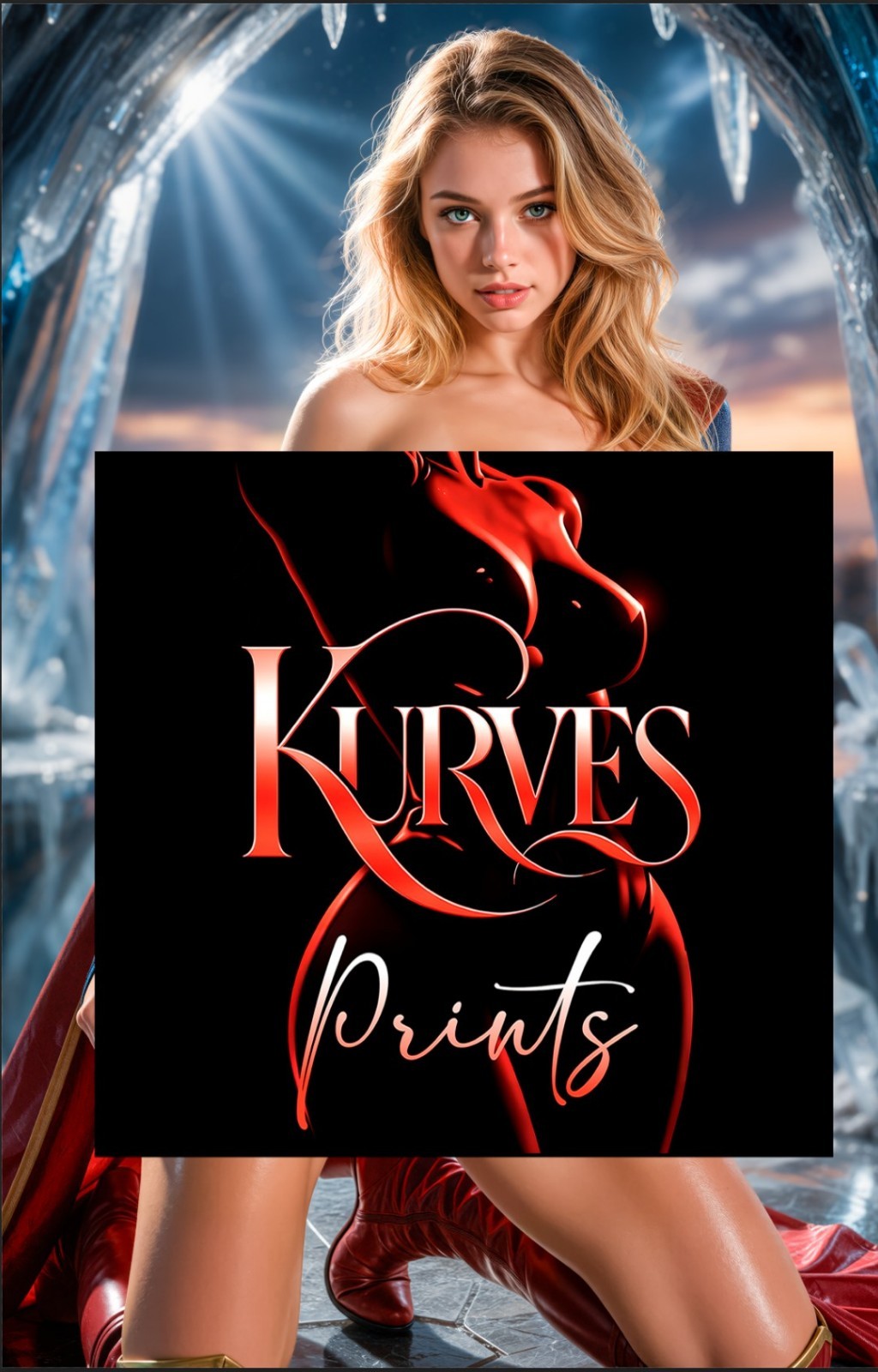 SUPERGIRL V9 | VIRGIN NOTI | SINGLE COVER PRINT | KURVES COMICS