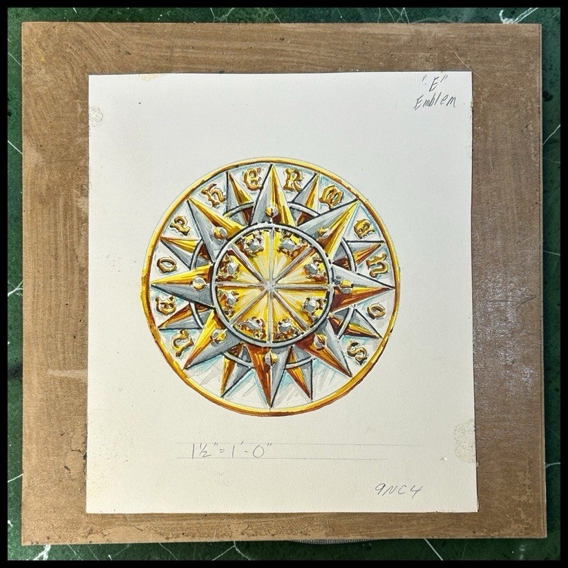 Vintage 1994 Krewe of Neophermenos Mardi Gras Ball Concept Art Spangenberg