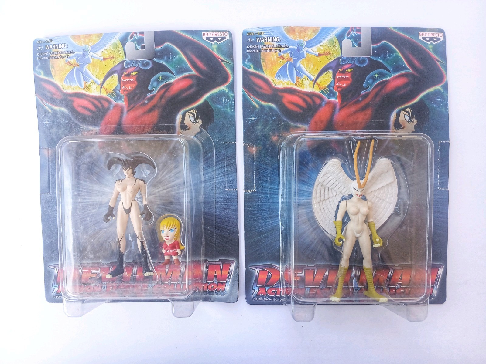 1998 Banpresto Devilman Lady and Sirene Action Figures Collection Japan Import
