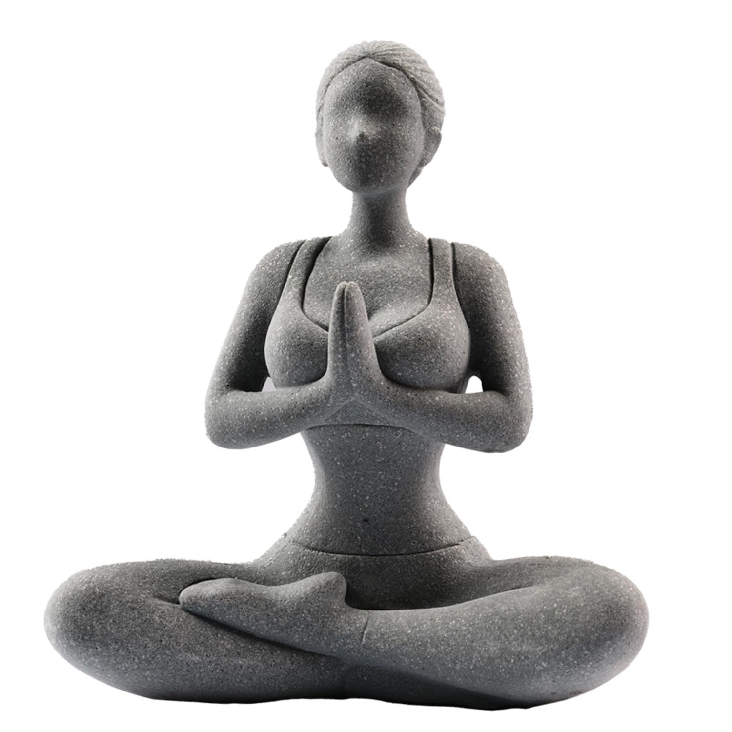 livelyfish Yoga Lady Statue Sandstone Yoga Pose Figure Meditation Women Colle... livelyfish Yoga Lady Statue Sandstone Yoga Pose Figure Meditation Women Colle...