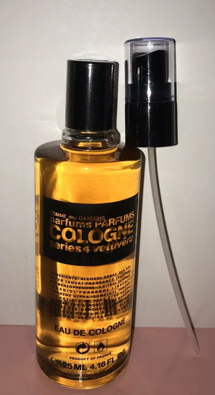 Comme des Garcons Cologne Series 4 Vettiveru 125 ml / 4.16 fl oz ~HTF BOXLESS