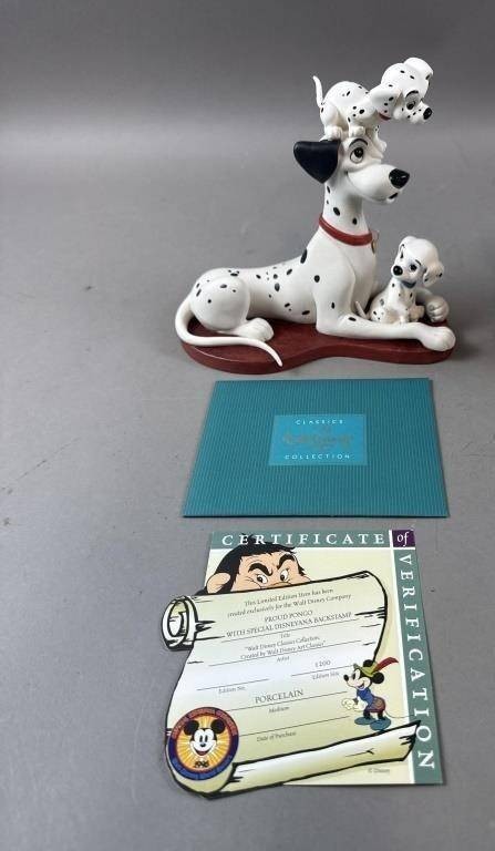 WDCC Disney 101 Dalmatians Proud Pongo Figurine 1996 Disneyana COA Box MINT