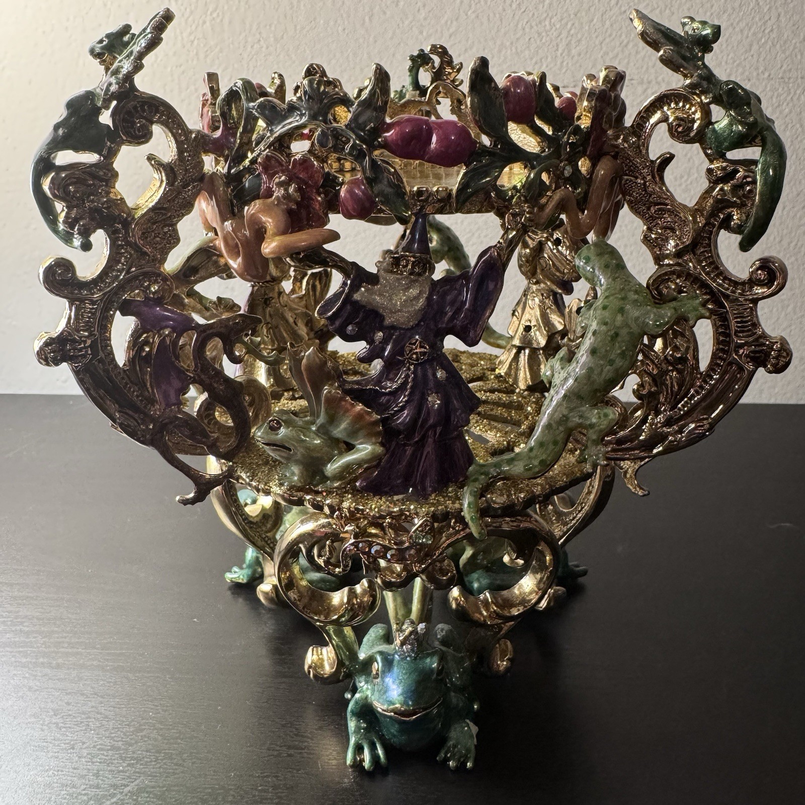 RARE Vintage Kirks Folly Whimsical Wizard Candle Holder
