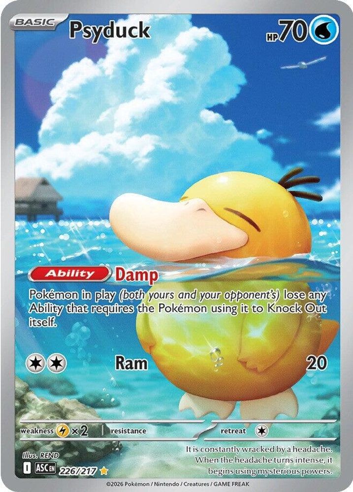 Pokemon Psyduck 226/217 Holo Illustration Rare Ascended Heroes NM