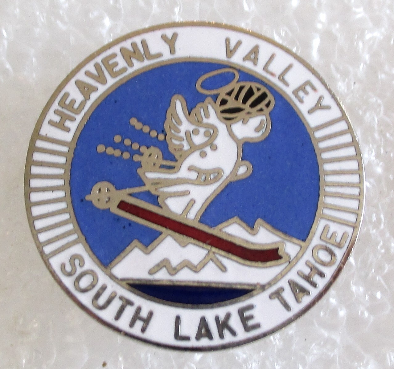 Heavenly Valley Ski Resort - South Lake Tahoe - Skiing Souvenir Collector Pin