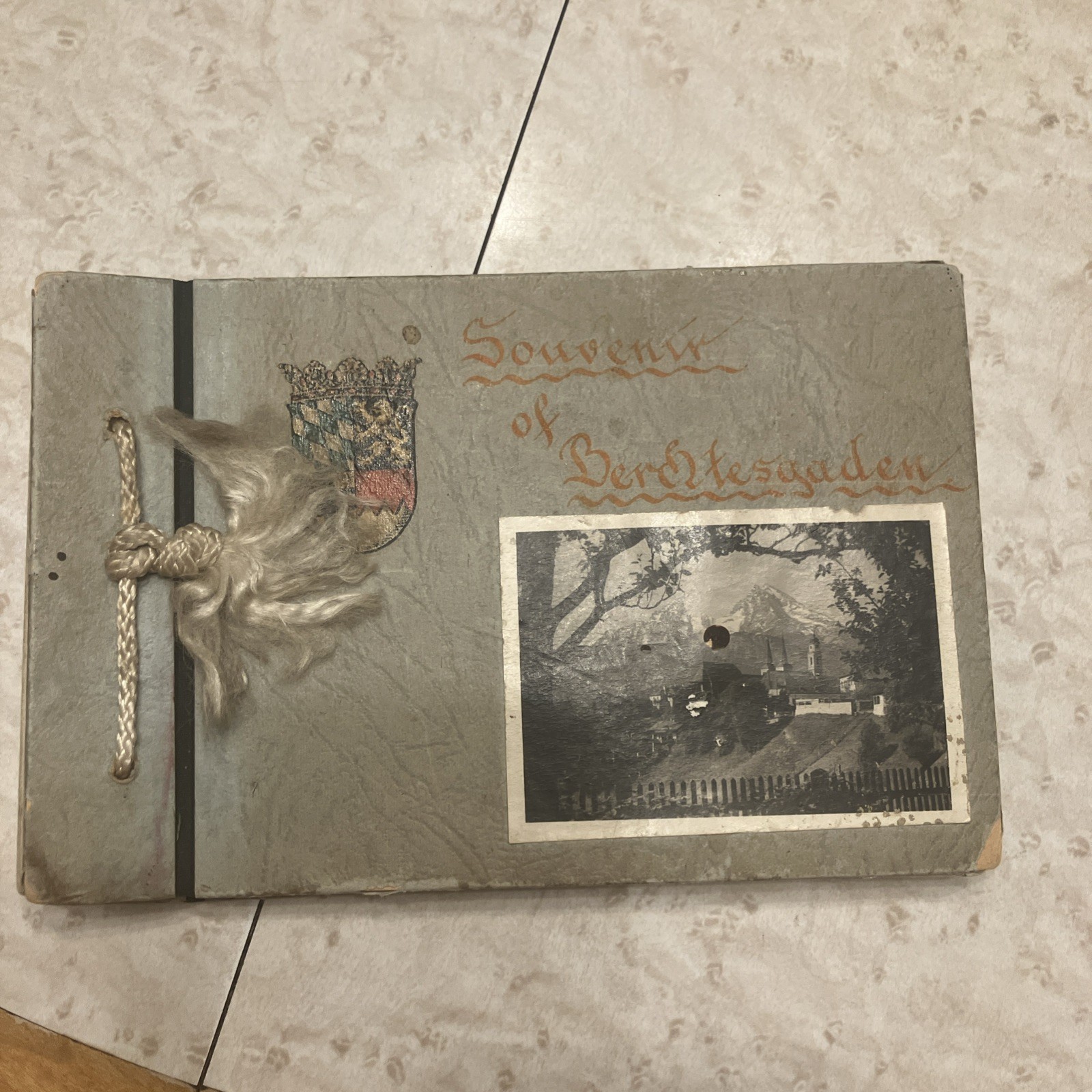 WWII Souvenir of The Eagle's Nest Photo Album 1945 Hitler Bormann Goring Houses