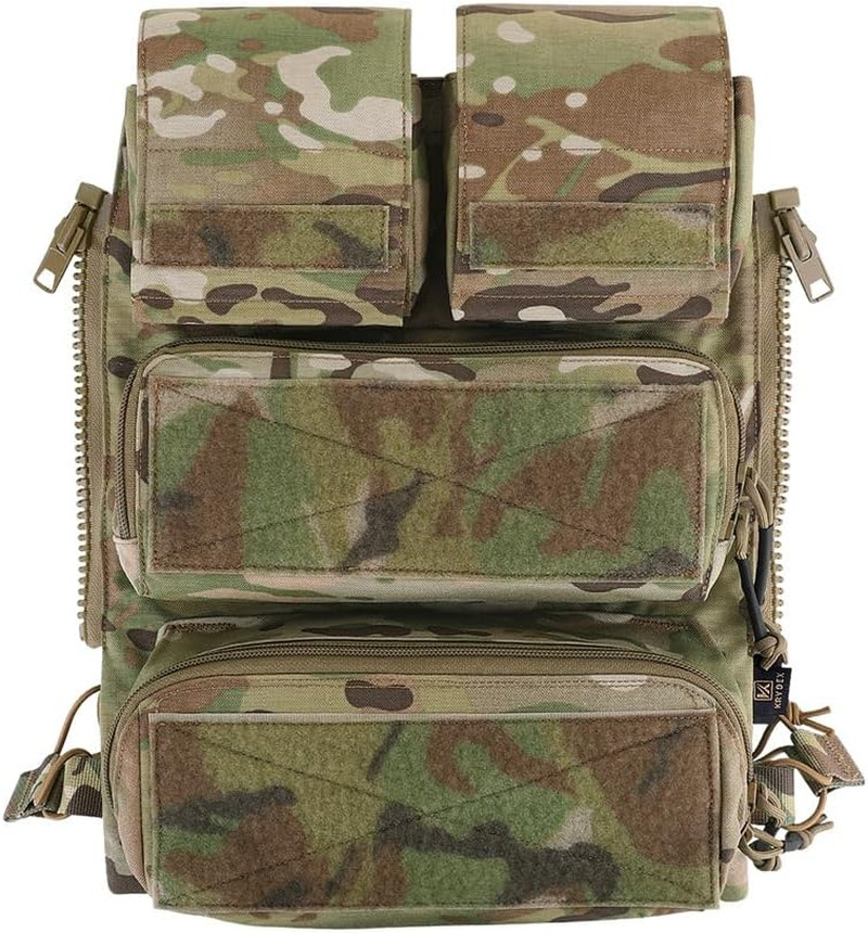 Tactical Modular Zip Backpack Vest JPC2.0 CPC AVS Zipper Molle Back Panel MC
