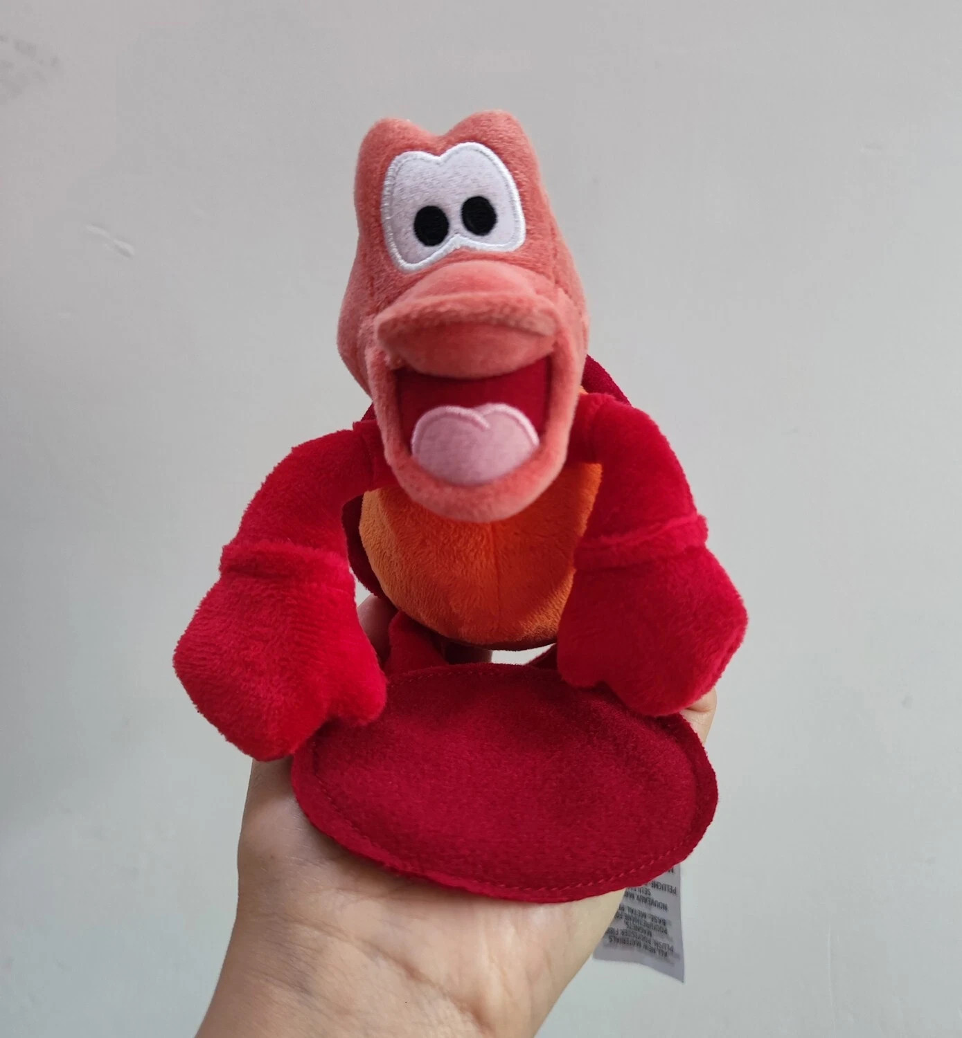 Disney Sebastian Little Mermaid Magnetic Shoulder Pal Plush toy Doll gift