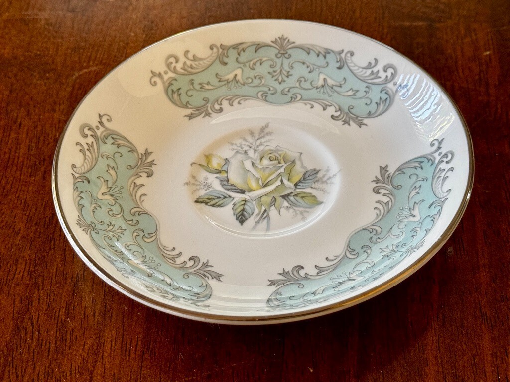 Vintage Royal Imperial Bone China Saucer 5.25” Made in England Replacement Used